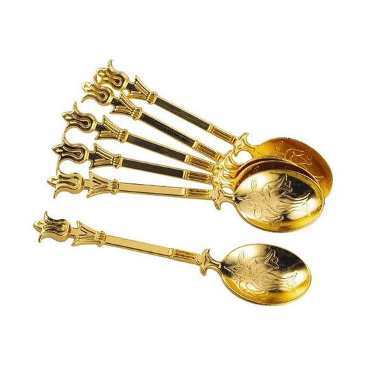 Premium Stainless Steel Set of 6 Dining Spoons