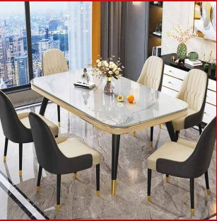 Marble Top Dining 6 seater dining