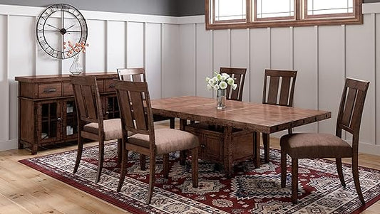 Mission Viejo High-Low Dining Table with 6 Chairs