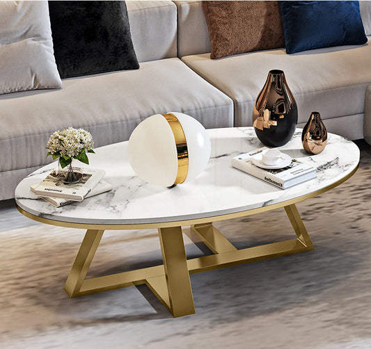 Foshan Calla Modern Small Oval Coffee Table