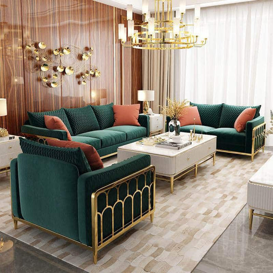 Foshan Calla Light Luxury Modern Flannel Sofa