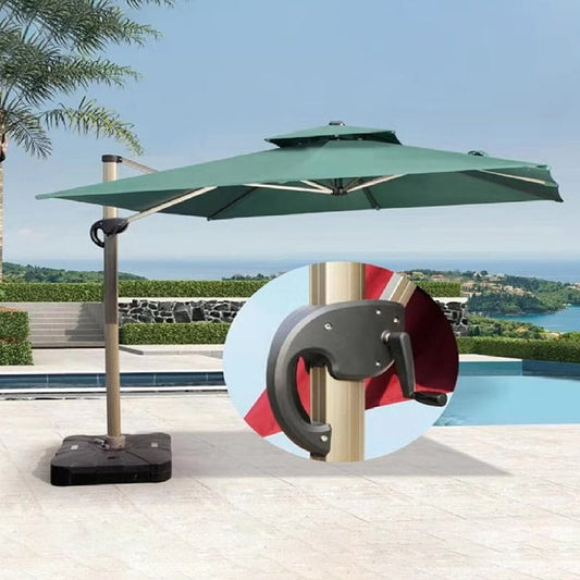 Umbrella with 120L Plastic Base (Water-Filled)