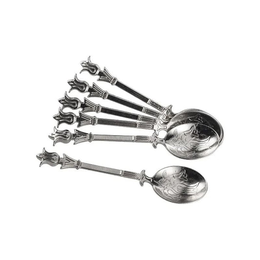 Classic Stainless Steel Set of 6 Spoons