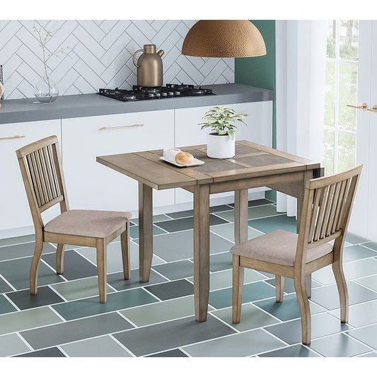 Jofran Prescott Park 3-Piece Dining Table and Chair Set