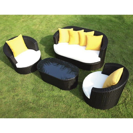 Outdoor Sofa With Cushion and Pillow