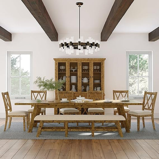 Telluride Dining Table with 8 Chairs