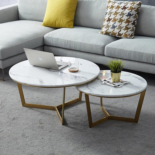 Foshan Calla Small Marble Pattern Coffee Table