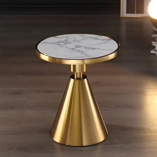 End Table Folding Table Marble Side