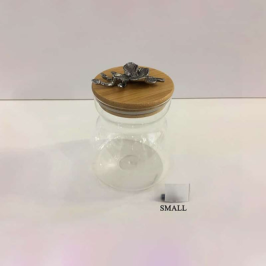 Orchid Wood Belly Jar Small