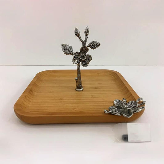 Orchid Square Pastry Holder